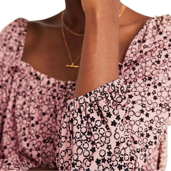 Square Neck Swing Jersey Top - Picture 2 of 9